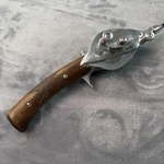 Vtg Hurd Super Caster 60 Inch Steel Fishing Rod & Reel Walnut Grips Nice Y114. Fixed Price $210.00.