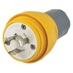 Watertight Locking Plug 20A 125 250V Industrial Non Nema 3 Pole Yellow Heavyduty. Fixed Price $60.28.