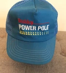 Berkley Power Pole Fishing Hat Vintage Snapback Cap Usa Made Blue By Stylemaster. Fixed Price $15.00.