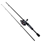Daiwa DTE80-B/F562ML D-turbo Fiberglass Combo 5'6" Medium/light Action,black/red. Fixed Price $23.99.