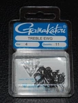Gamakatsu 77408 Extra Wide Gap (ewg) Ns Black Treble Hooks - Size. Fixed Price $9.99.