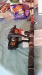 Silstar FT70 Fishing Rod & Reel Combo, Black Set, Spinning. Fixed Price $20.24.