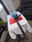 Trolling Fishing Rod Ande Tournament 5'6" Mh 20-30LB Reel Bass Pro Shop. Fixed Price $128.00.
