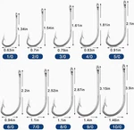 25 Stainless Hooks 34007SS O'shaughnessy Tuna Mahi Ballyhoo Trolling Lure Pack. Fixed Price $13.99.