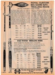 Harnell Big Game Fishing Royal Rod South Bend Reel Pack 1969 Catalog Print Ad. Fixed Price $14.95.