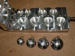 Saltwater Cushion Sinker Mold 1,2,3,4OZ Cnc Aluminum Flounder Fluke. Fixed Price $150.00.