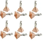 Fishing Copper Bell Alert With Eagle Clamp On Clips Baits Bite Alarm, 12 Pack. Fixed Price $13.34.
