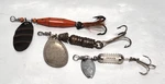 Vtg Spinner Fishing Lures - Nips, Abu Garcia Reflex & Berkley Scent Vent... Flaw. Fixed Price $13.95.