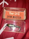 Vintage L&s Spin-master Fishing Lure 2 Jointed Model 14-COLOR #44 -new Box. Fixed Price $19.99.