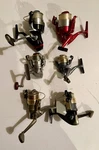 Various Spinner Reels At $10 Each. Fixed Price $10.00.