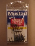 2 Packs Mustad 4/0 91766BLN Needle Power Lock Weighted 3/16OZ Hook Plastic Bait. Fixed Price $12.99.