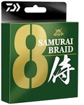 Daiwa Samurai 8 Dark Green Braided Line - 330 Yd Spool. Fixed Price $49.99.
