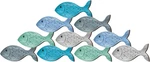 Qunclay Beach Wall Decor Wooden Coastal Fish Sign Ocean Themed. Fixed Price $11.37.