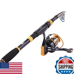 Sougayilang Fishing Rod Reel Combos Carbon Fiber Telescopic Pole. Fixed Price $47.95.