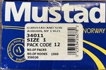 Mustad 34011 Size 1000 Hooks. Fixed Price $195.00.