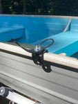 2 South Bend SBCRH1 Clamp On Rod Holders (boat Not Included). Fixed Price $8.00.