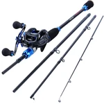 Sougayilang Fishing Reel And Rod COMBOS24-TON Carbon Fiber Poles. Fixed Price $74.70.