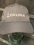 Okuma Dsr Fishing Reels Rods Tackle Hat Gray White Strap Back Logo Cap. Fixed Price $18.99.