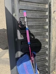 White River Cricket Combo Youth Fly Rod Reel Pink Blue Carrying Case. Fixed Price $50.00.