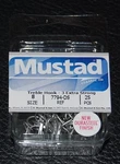 25 Pack Mustad 7794-DS Size Durasteel Saltwater 3X Treble Hooks 7794DS-08. Fixed Price $9.79.