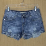 Realtree Women's Denim Micro Mini Shorts 28 Distressed Frayed Hem Camo Pockets. Fixed Price $25.00.