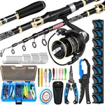 Plusinno Fishing Gear Full Kit Include Rod And Reel Combo. Fixed Price $104.58.