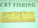 Matzuo 110-01 Black Chrome X-wide Gap 1/0 Worm Hook 25 Pack. Fixed Price $8.99.