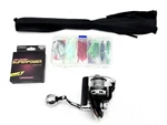 Lixada Professional Fishing Rod Reel Combo Carbon Fiber Telescopic Pole. Fixed Price $10.80.