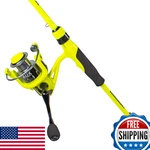Lunkerhunt Aux Spinning Reel Combo Medium Heavy Rod Yellow. Fixed Price $101.77.