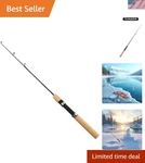 30-INCH Ultra-light Ice Fishing Rod With Eva Handle Sensitive & Durable. Fixed Price $19.95.