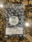 100- 1/2 Oz. Lead Egg Fishing Sinkers, Slip Weights Free Shipping. Fixed Price $21.99.