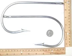 5 7731S 20/0 Ss Shark Alligator Big Fishing Hooks Use With Live Bait Lure. Fixed Price $59.20.