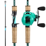 Sougayilang Fishing Rod Reel Combo Action 2 Pieces Pole Baitcasting. Fixed Price $75.84.