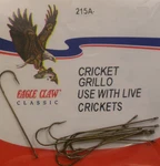 Eagle Claw 215A #4 10CT Bronze Aberdeen Cricket Hooks. Fixed Price $6.54.