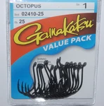 Gamakatsu Octopus Hooks Size Per Pack 02410-25 Value. Fixed Price $12.95.