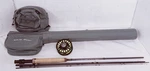 Cabela's White River Prestige 8'6 Fly Fishing Rod 5WT 4PC With Case & 5/6 Reel. Fixed Price $110.00.