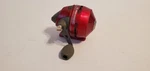Zebco Slingshot Red Fishing Reel /ultra Smooth Wide Range Drag - Working. Fixed Price $18.27.