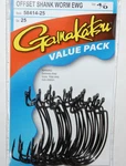 Gamakatsu 4/0 Offset Ewg Shank Worm Tube Senko Hook Extra Wide Gap 58414-25. Fixed Price $15.95.