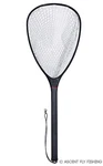 Mid-length Carbon Fiber Fishing Net + Free (1) 50M Spool Of Flouro Tippet. Fixed Price $159.95.