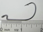 50 Mustad Mega-bite Worm Hooks 37177BLN 2/0 Ultra Point Opti-angle Black Nickel. Fixed Price $14.99.