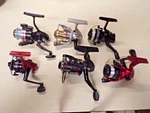 6 - Spinning Fishing Reels Shakespeare, Ect. Work Good #2. Fixed Price $29.99.