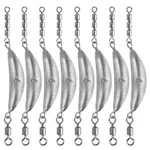 Thkfish 6OZ Crescent Trolling Fishing Weights Sinkers W/high-speed Swivel. Fixed Price $56.86.