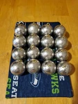 Cannon Ball Sinkers 8OZ And 10OZ Each Lead Fishing Weights 16 Total. Fixed Price $36.00.