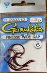 Gamakatsu #230312 Finesse Wide Gap Hook Size 2/0-1PK Of 6PCS-BRAND New-ship 24. Fixed Price $12.88.