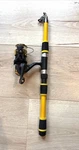 Telescopic Santa King Yellow Spinning Rod & Reel Combo BH200, Collapsable 70. Fixed Price $12.00.