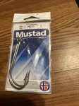 Mustad Classic O'shaughnessy Hook #9/0 Ringed Eye Duratin 2/PK 3407-DT-9/0-2. Fixed Price $6.00.