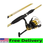Wakeman 78-INCH Fishing Rod And Reel Combo Spinning Gear For Bass & Trout. Fixed Price $73.97.