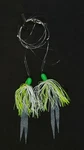 Hi-lo Bottom Fishing Rig Double Silicone Skirt Teaser Glow Bead Hook Fluke Bass. Fixed Price $34.75.