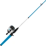 Roam Spincast Reel And Fishing Rod Combo, 6-FOOT 2-PIECE Fiberglass Pole. Fixed Price $74.97.