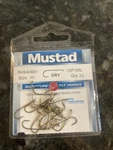 Mustad R43-94831 Dry 1XF/3XL Hooks #10 (qty See Pic). Fixed Price $7.64.